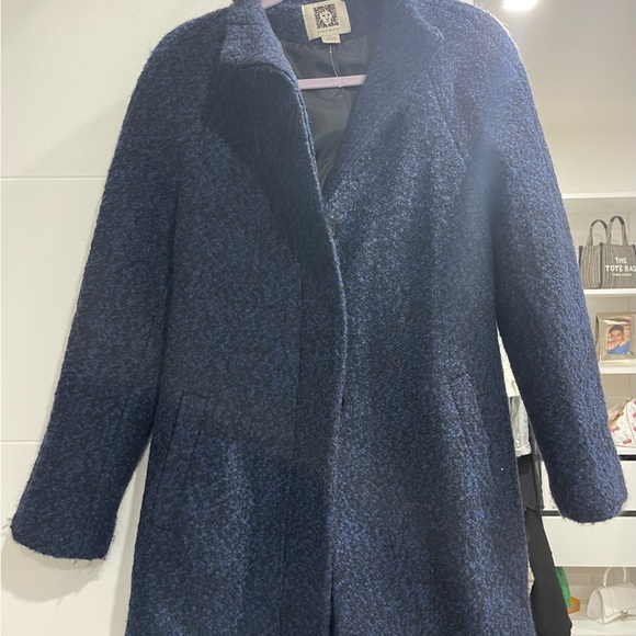Anne Klein Jackets & Blazers - Anne Klein Midnight Blue Pea Coat